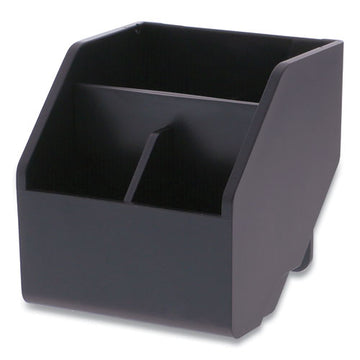 Bostitch® Konnect Desktop Organizer Storage Bin, Short, 3.4" X 3.5" X 3.5", Black freeshipping - TVN Wholesale